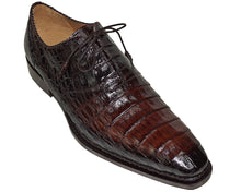 Load image into Gallery viewer, Mezlan Crocodile Lace-Up Shoes # 50236
