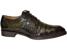 Load image into Gallery viewer, Mezlan Crocodile Lace-up Shoes # 50239
