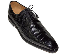 Load image into Gallery viewer, Mezlan Crocodile Lace-Up Shoes # 50240
