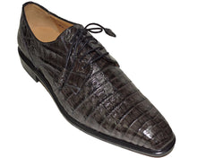 Load image into Gallery viewer, Mezlan Crocodile Lace-Up Shoes # 50240
