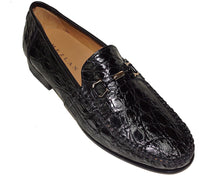 Load image into Gallery viewer, Mezlan Crocodile Slip-On Shoes # 7457
