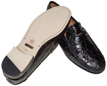Load image into Gallery viewer, Mezlan Crocodile Slip-On Shoes # 7457
