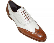 Mezlan Wing-Tip Deerskin Shoes # 16742
