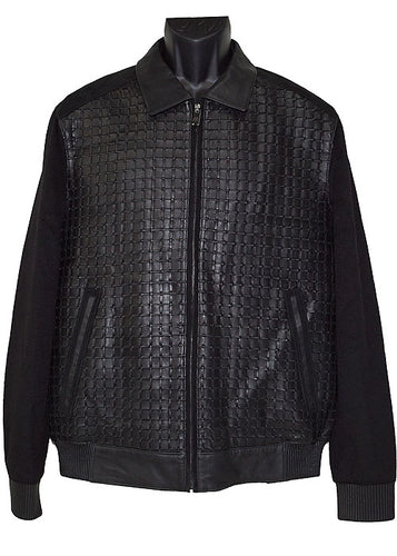 Mezlan Leather Jacket # J1054 Black