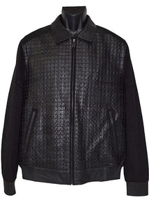 Mezlan Leather Jacket # J1054 Black