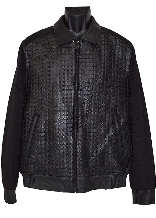 Mezlan Leather Jacket # J1054 Black