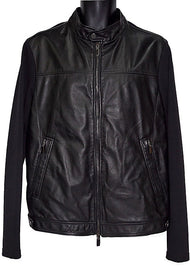 Mezlan Leather Jacket # J1067 Black