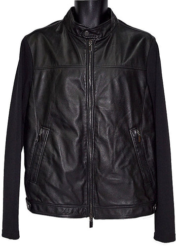 Mezlan Leather Jacket # J1067 Black