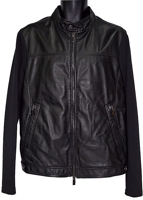 Mezlan Leather Jacket # J1067 Black