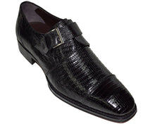 Load image into Gallery viewer, Mezlan Lizard Buckle Shoes # 14136
