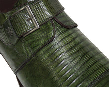 Load image into Gallery viewer, Mezlan Lizard Buckle Shoes # 14136
