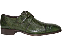 Load image into Gallery viewer, Mezlan Lizard Buckle Shoes # 14136
