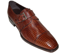 Load image into Gallery viewer, Mezlan Lizard Buckle Shoes # 14136
