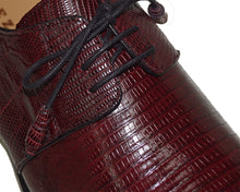 Load image into Gallery viewer, Mezlan Lizard Lace-Up Shoes # 50167
