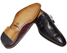 Load image into Gallery viewer, Mezlan Lizard Lace-Up Shoes # 50167
