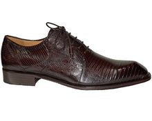 Load image into Gallery viewer, Mezlan Lizard Lace-Up Shoes # 50251
