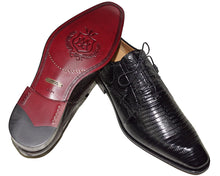 Load image into Gallery viewer, Mezlan Lizard Lace-Up Shoes # 50251
