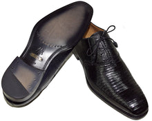 Load image into Gallery viewer, Mezlan Lizard Lace-Up Shoes # 50254
