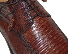 Load image into Gallery viewer, Mezlan Lizard Lace-Up Shoes # 50353
