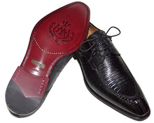 Load image into Gallery viewer, Mezlan Lizard Lace-Up Shoes # 50353

