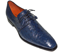 Load image into Gallery viewer, Mezlan Ostrich Lace-Up Shoes # 14623
