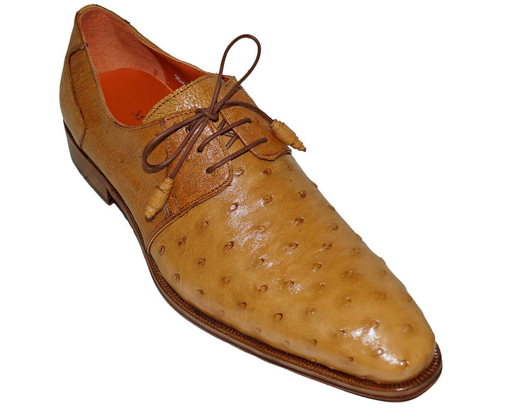 Mezlan Ostrich Lace-Up Shoes # 14623
