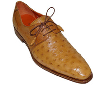 Load image into Gallery viewer, Mezlan Ostrich Lace-Up Shoes # 14623

