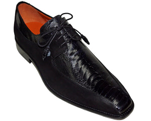Mezlan Ostrich Leg/Suede Shoes # 50037