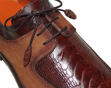 Load image into Gallery viewer, Mezlan Ostrich Leg/Suede Shoes # 50037
