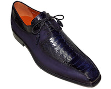 Load image into Gallery viewer, Mezlan Ostrich Leg/Suede Shoes # 50037
