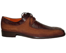 Load image into Gallery viewer, Mezlan Ostrich Leg/Suede Shoes # 50037
