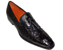 Load image into Gallery viewer, Mezlan Ostrich Slip-On Shoes # 50153
