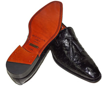 Load image into Gallery viewer, Mezlan Ostrich Slip-On Shoes # 50153
