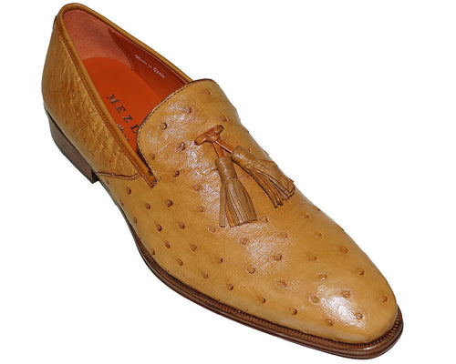 Mezlan Ostrich Slip-On Shoes # 50153