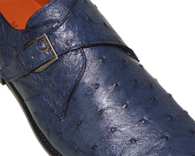 Load image into Gallery viewer, Mezlan Buckle Ostrich Shoes # 50158
