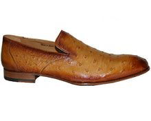 Load image into Gallery viewer, Mezlan Ostrich Slip-On Shoes # 50247
