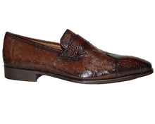 Load image into Gallery viewer, Mezlan Ostrich Slip-On Shoes # 50350
