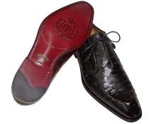 Load image into Gallery viewer, Mezlan Lace-Up Ostrich Shoes # 50351
