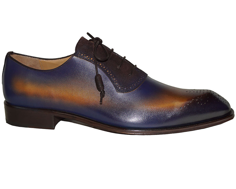 mezlan dress shoes Calf Leather Lace-Up #21999 Brown/Olive / 12 collection_mens_shirts These blue calf skin Meet Me In Manhattan Style:Dress (Custom)