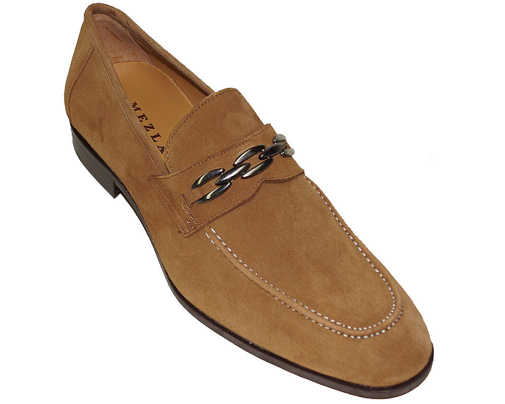 Mezlan Suede Side Buckle Boot Sport Rust (21433)