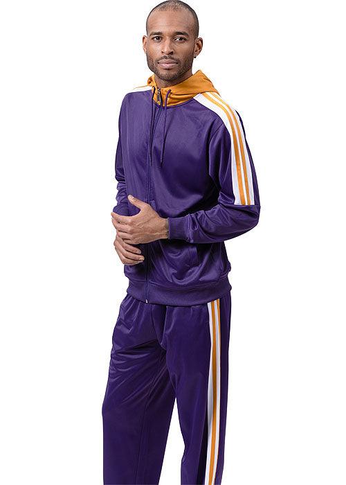 Montique Jogger Set # LP272 Purple - Alligator World