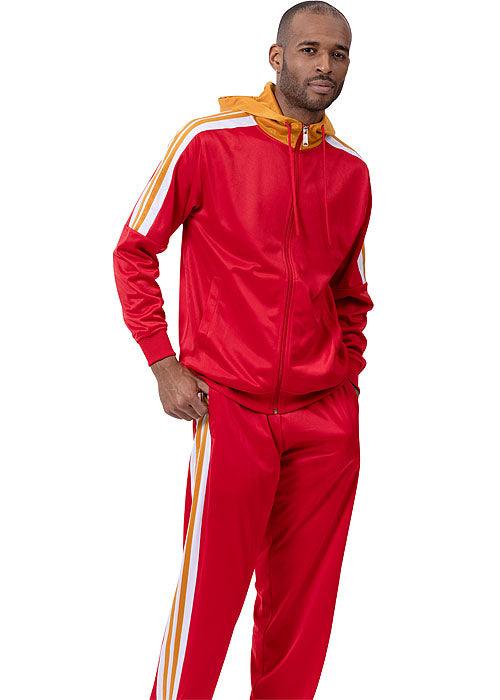 Montique Jogger Set # LP269 Red - Alligator World