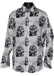 Philippe Exclusive Dress/Casal Shirt # PE101 White Combo