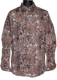 Philippe Exclusive Dress/Casal Shirt # PE105 Multi Combo