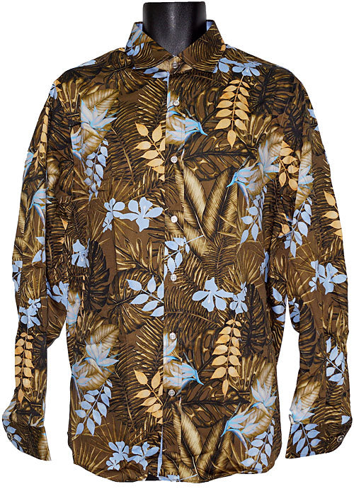 Philippe Exclusive Dress/Casal Shirt # PE107 Tan Combo