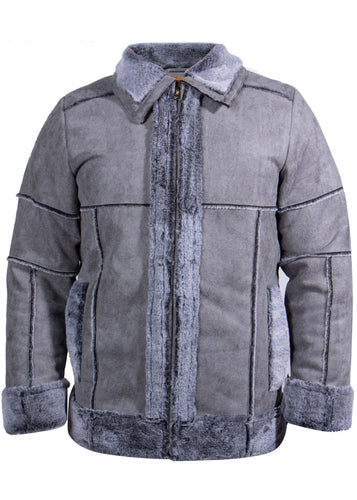 Prestige Faux Shearling # LP59 Charcoal