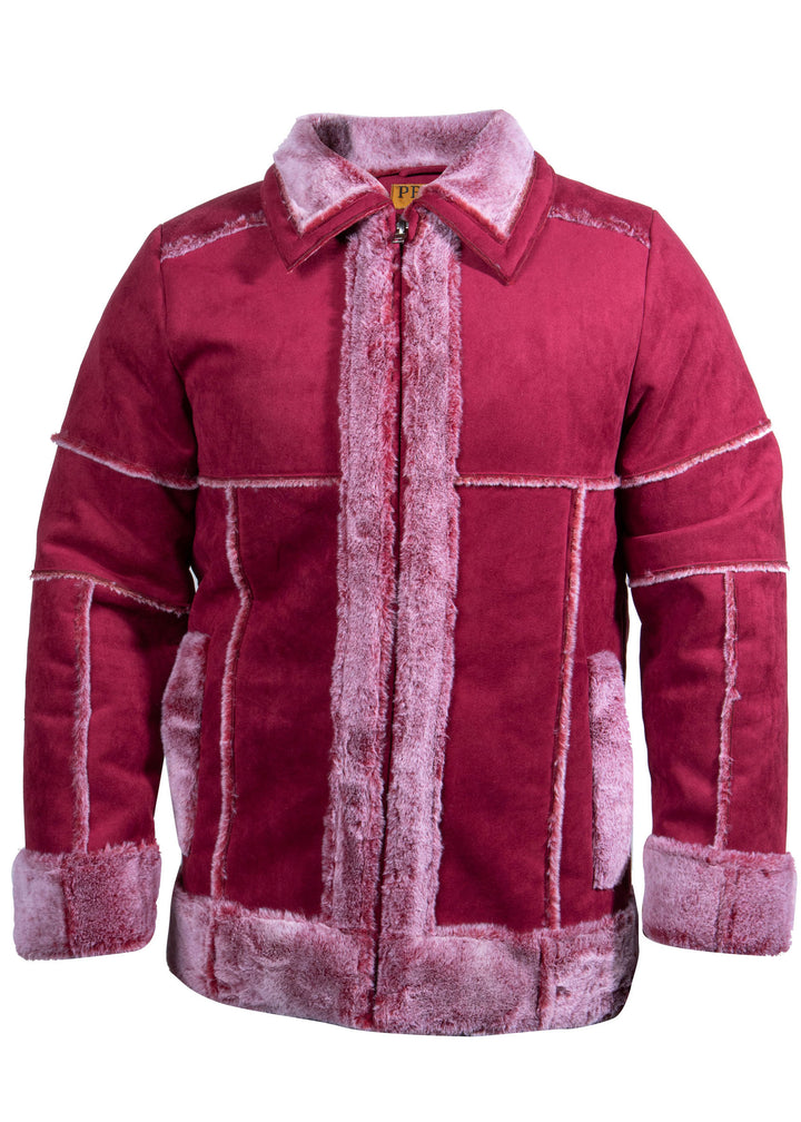 Prestige Faux Shearling # LP221 Wine