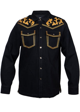 Prestige Denim Shirt/Pants Set # CSL570 Black
