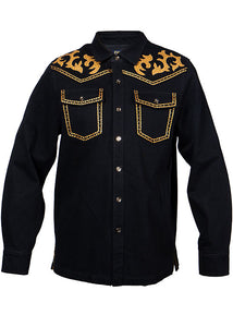 Prestige Denim Shirt/Pants Set # CSL570 Black