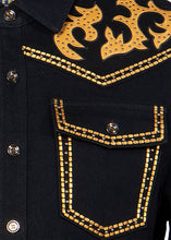 Load image into Gallery viewer, Prestige Denim Shirt/Pants Set # CSL570 Black
